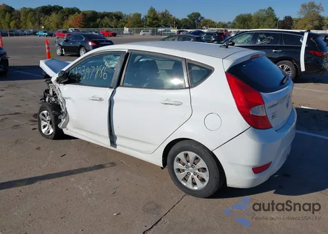 2017 Hyundai Accent Se z USA, uszkodzony, nr VIN KMHCT5AE6HU338434